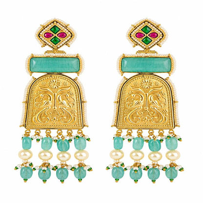 Rajeshwari Mint Earrings (53616)