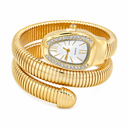 Golden Eclipse Wrap Watch (53994)