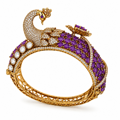 Mayurika Imperial Peacock Kada (56206)