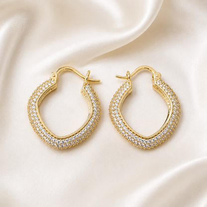Celeste Twist Hoops