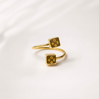 Duo Cube Ring
