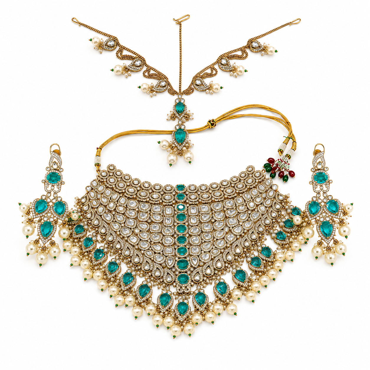 The Peacock Treasure Bridal Set  (44594)