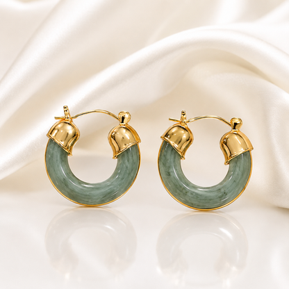 Ivory Mist Semi Hoops