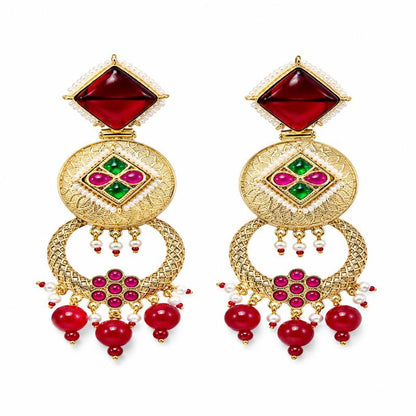 Meher Crimson Earrings(53649)