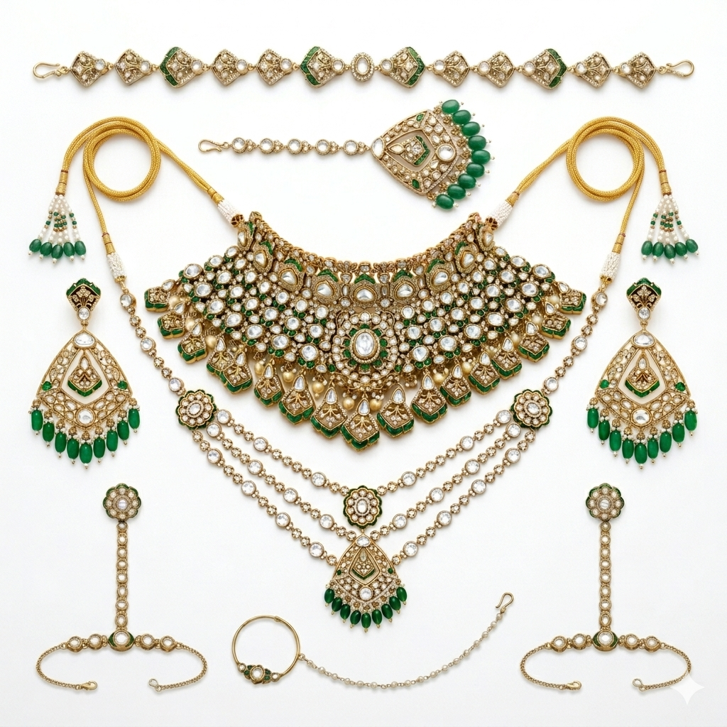 The Imperial Emerald Bridal Set (49239)
