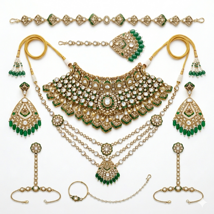 The Imperial Emerald Bridal Set (49239)