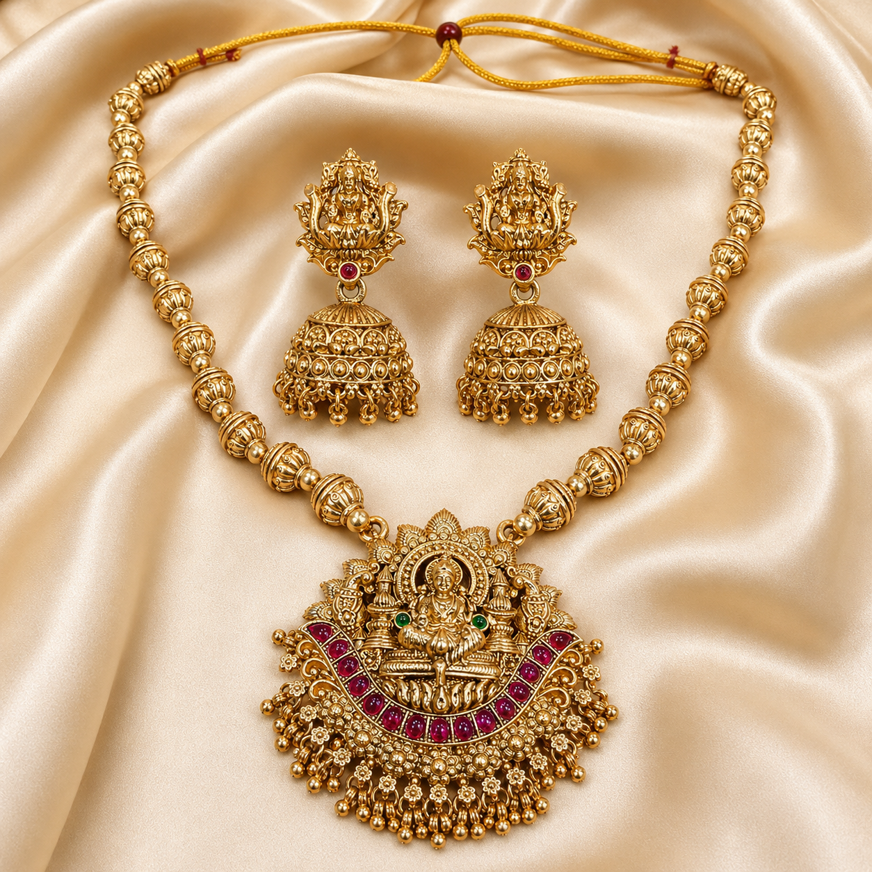 Mahalakshmi Vaibhavam Necklace Set