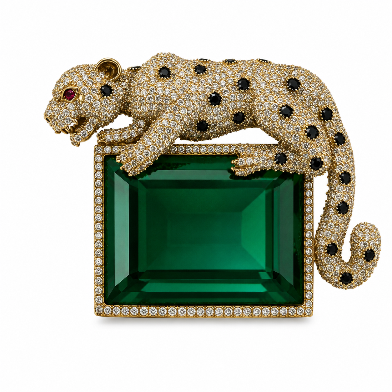 Leopard Majesty Brooch (54610)