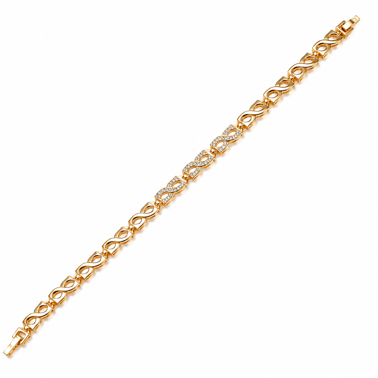 Signature Crystal Link Bracelet (56671)