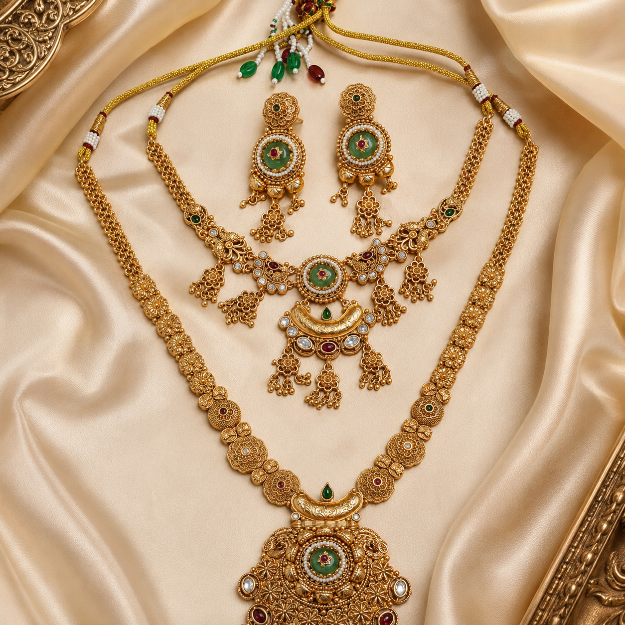 Emerald Heritage Necklace Set