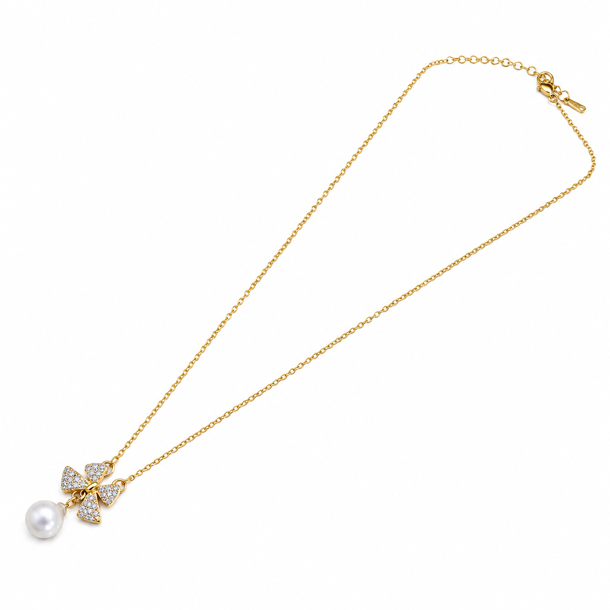 Pearl Whisper Bow Pendant (52854)