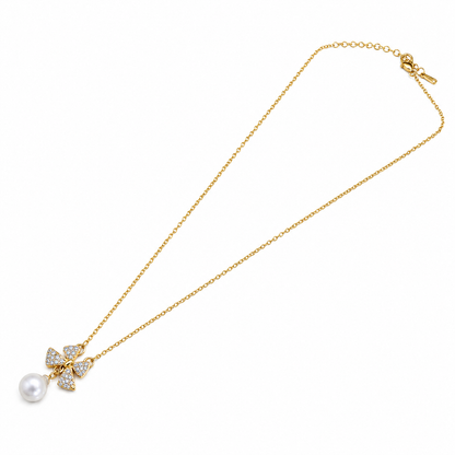Pearl Whisper Bow Pendant (52854)