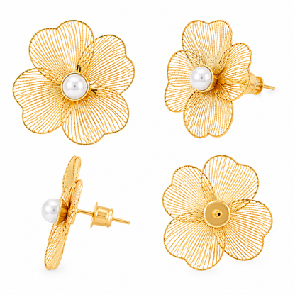 Flora Pearl Radiance Earrings (52411)