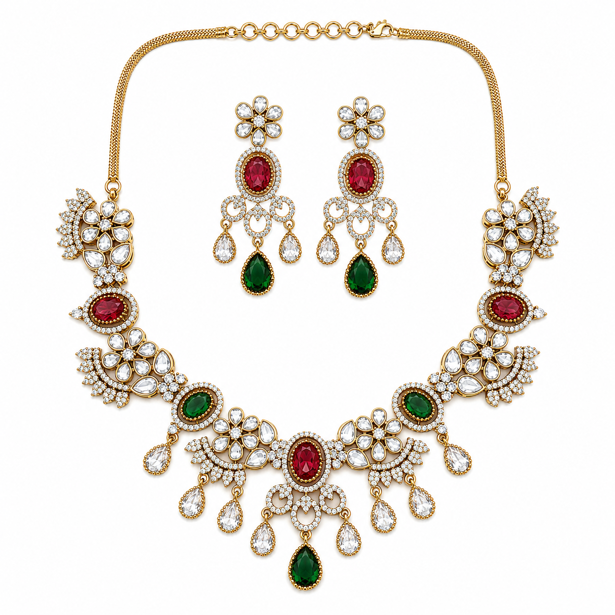 Imperial Kundan Victorian Set (55146)