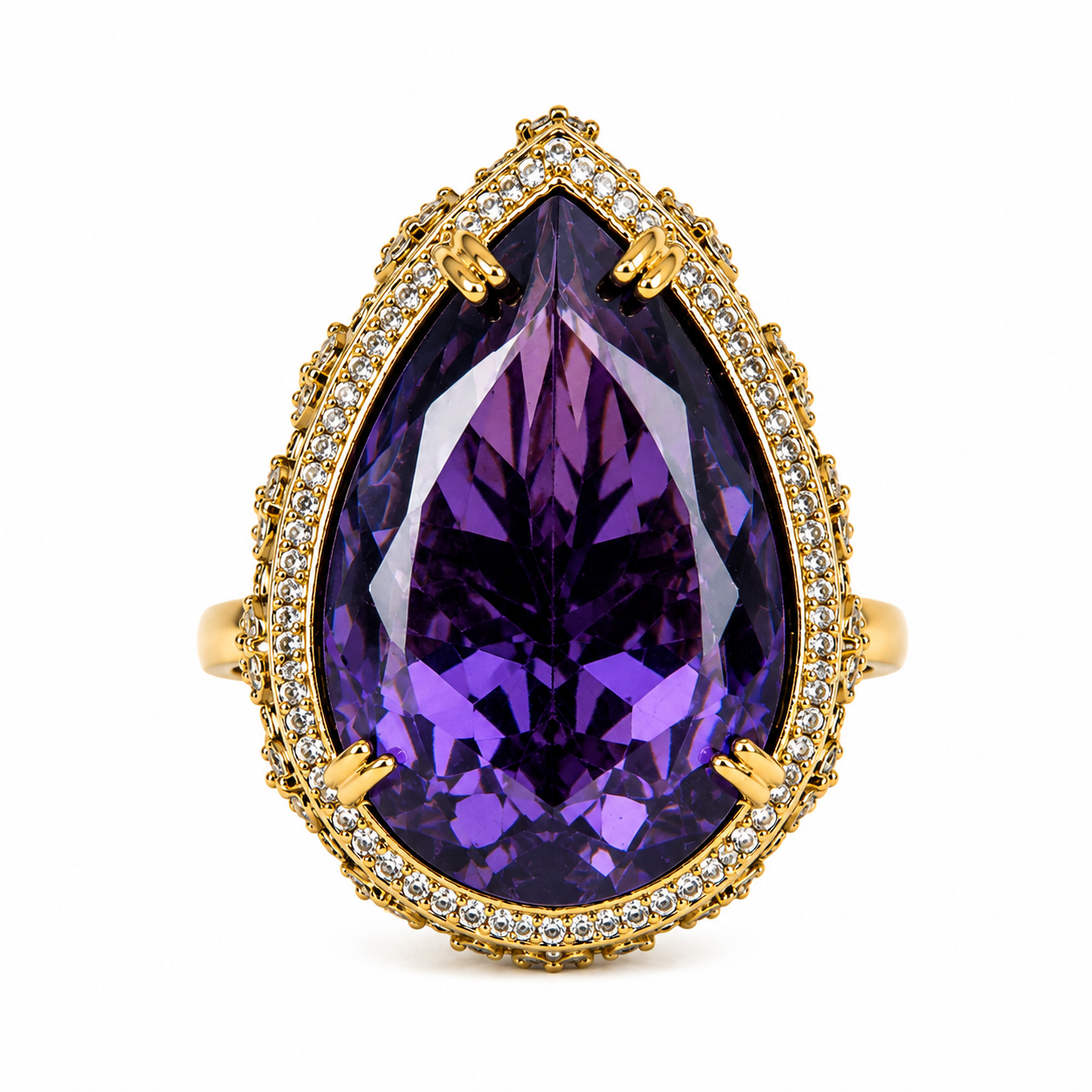 Royal Amethyst Cocktail Ring (56213)