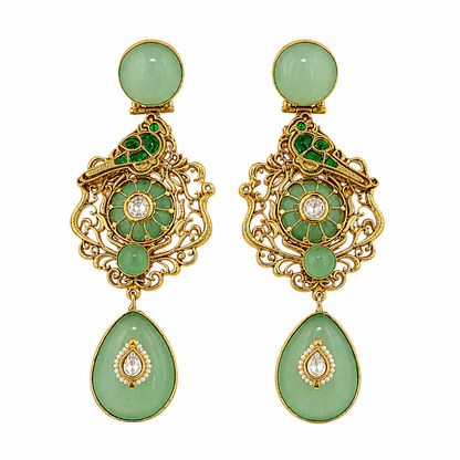 Mayura Mint Royale Earrings (55655)