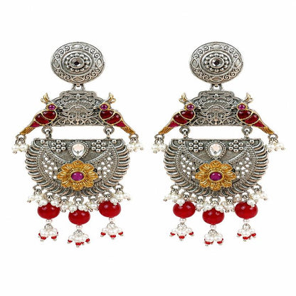 Rajsi Scarlet Sparrow Earrings(53777)