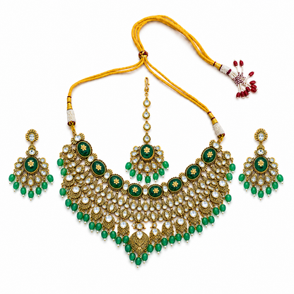 Imperial Emerald Royale  Bridal Set  (52001)
