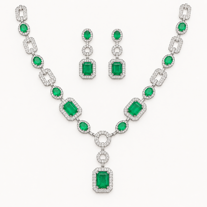 Emerald Royale Necklace Set
