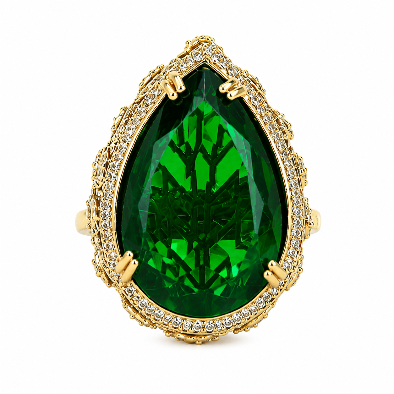 Emerald Royale Cocktail Ring (56210)