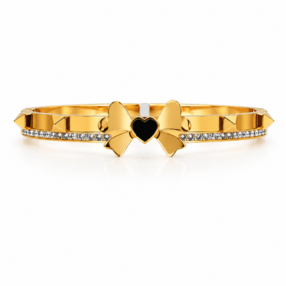 Noir Bow Elegance Bracelet