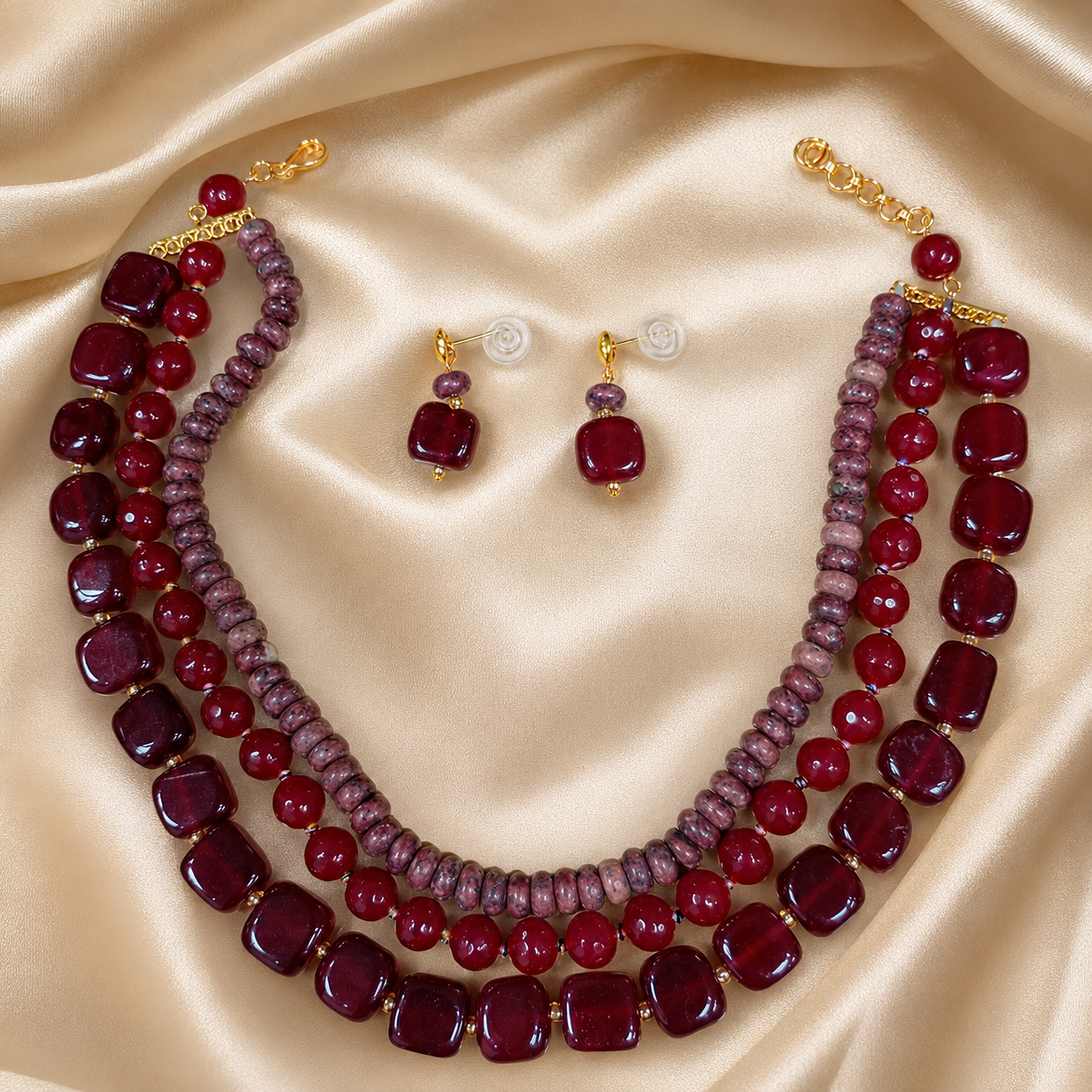 Ruby Dusk Statement Set