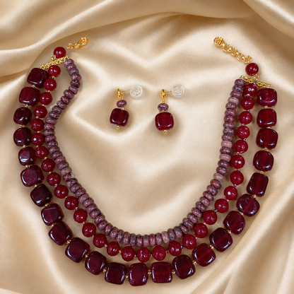 Ruby Dusk Statement Set