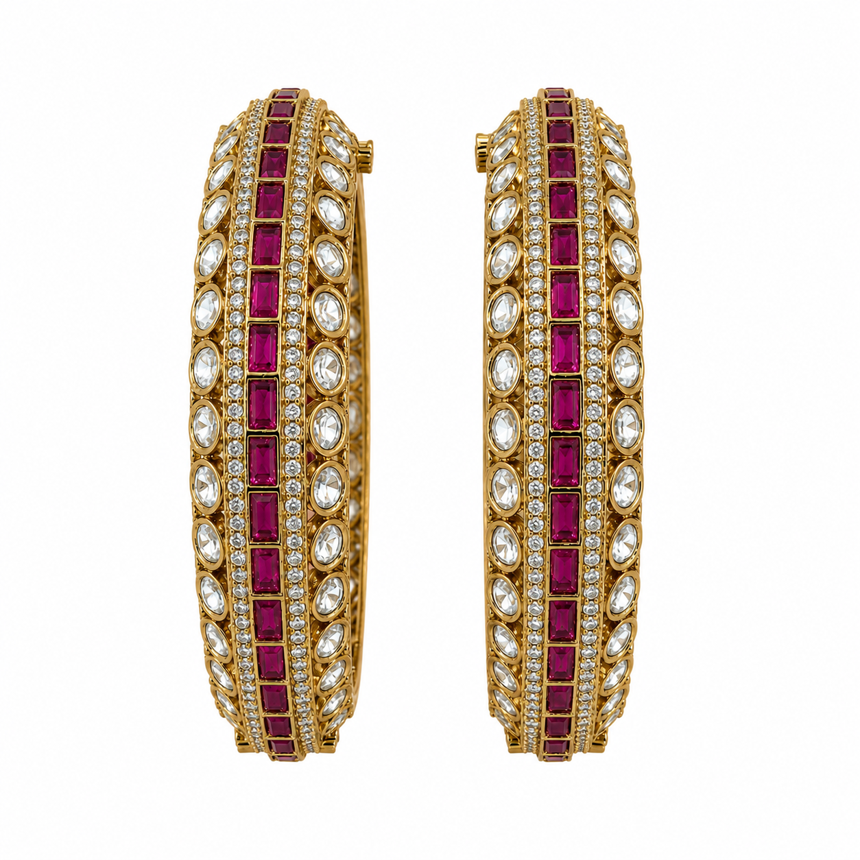 Ruby Dynasty Bangles  (49728)
