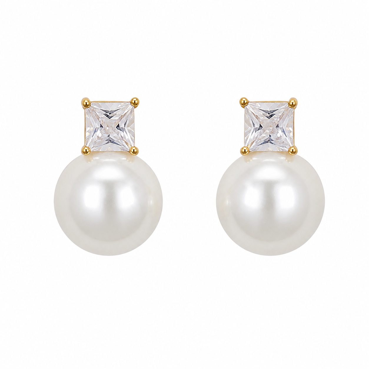Celestia Pearl Stud Earrings (52413)
