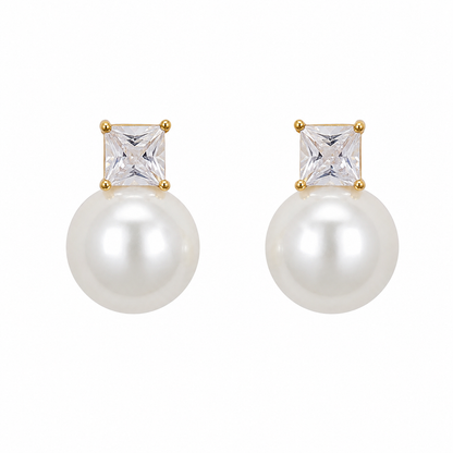 Celestia Pearl Stud Earrings (52413)