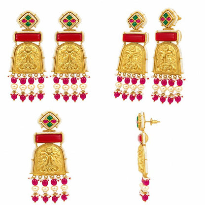 Rajeshwari Ruby Earrings (53615)