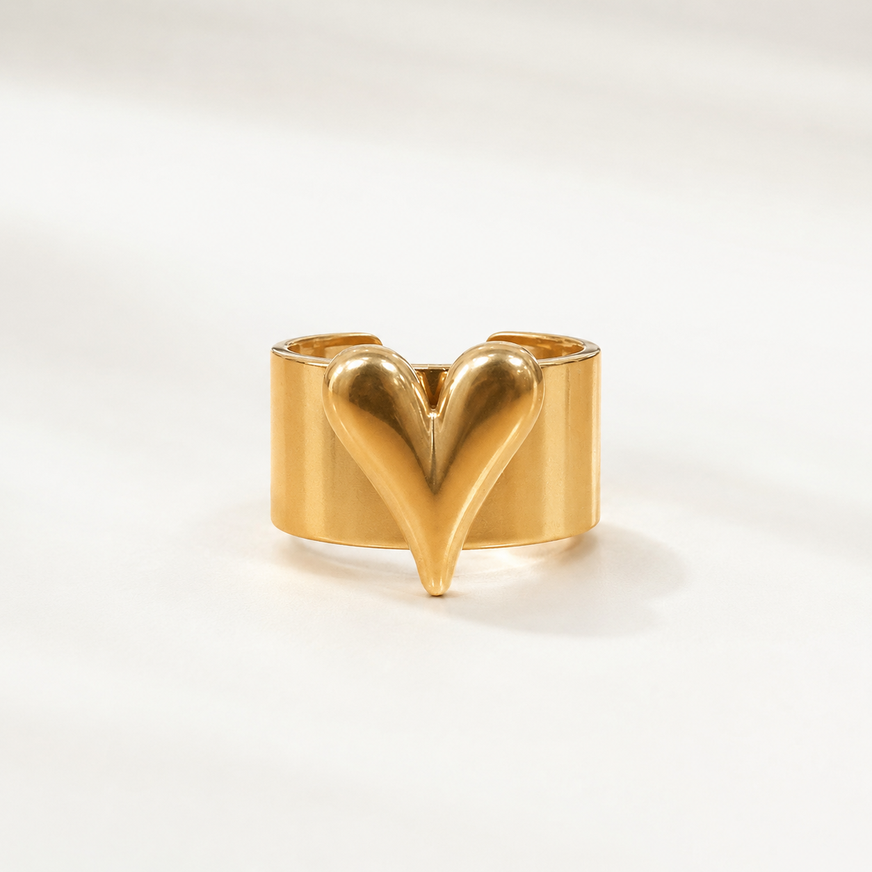Infinity Heart Statement Ring