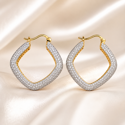 Celeste Curve Hoops