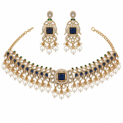 Royal Sapphire Victorian Choker Set (54031)