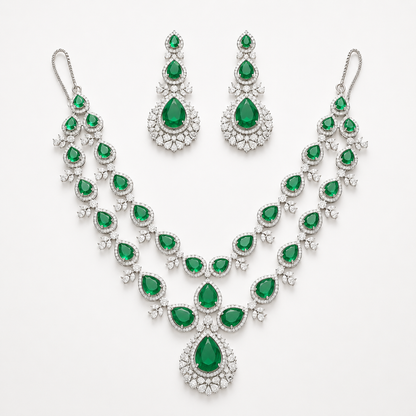 Royal Dewdrop Emerald Set