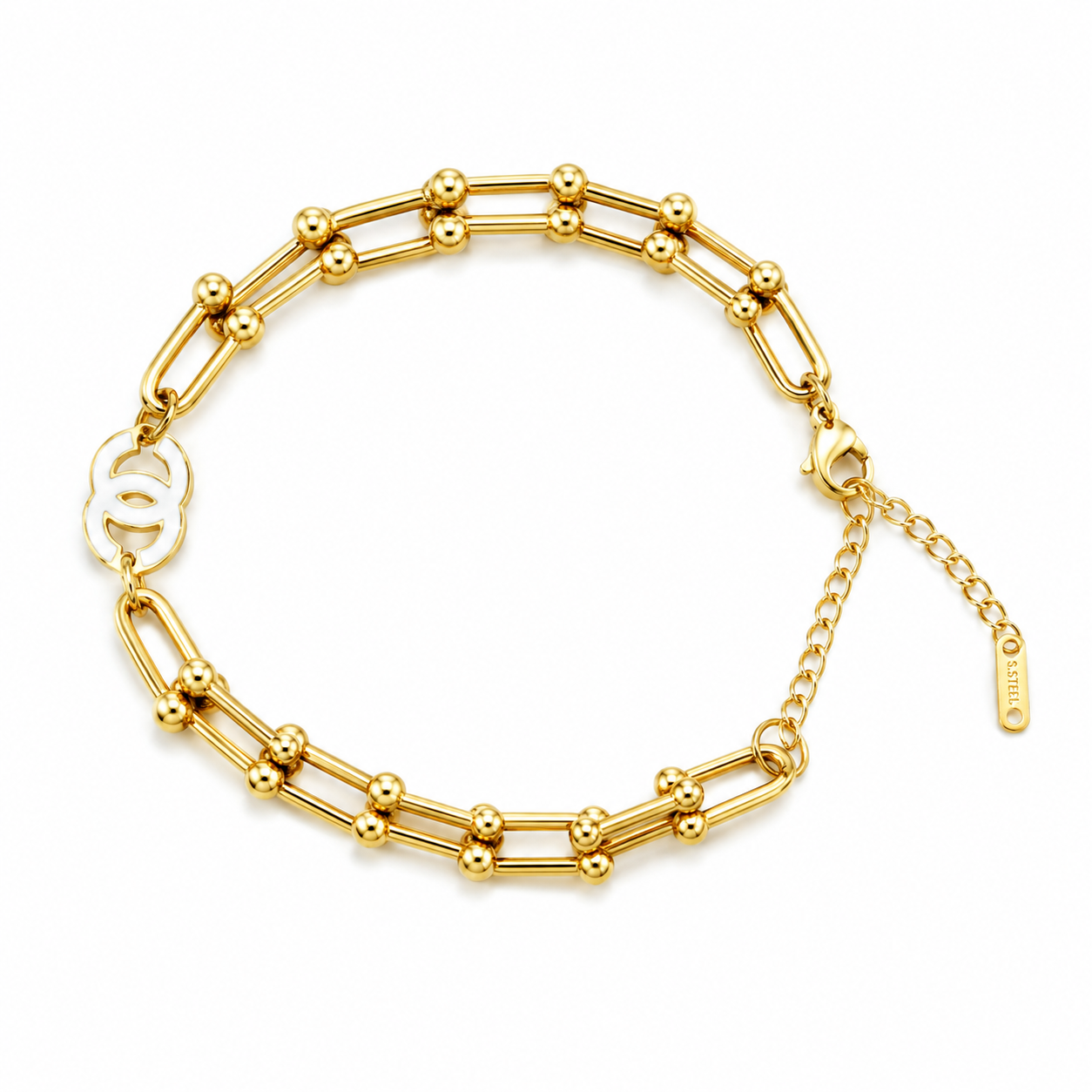 Golden Link Luxe Bracelet (51887)