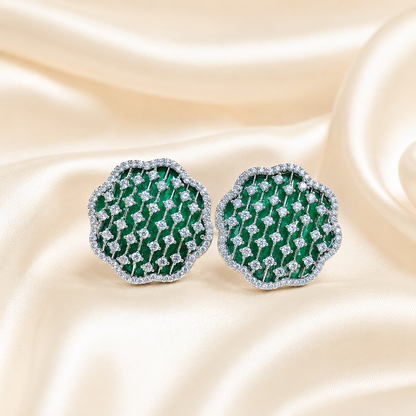 Emerald Jaal Studs