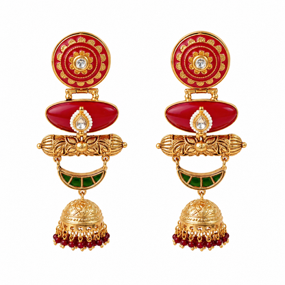 Sindoor Royale Jhumkas (55668)