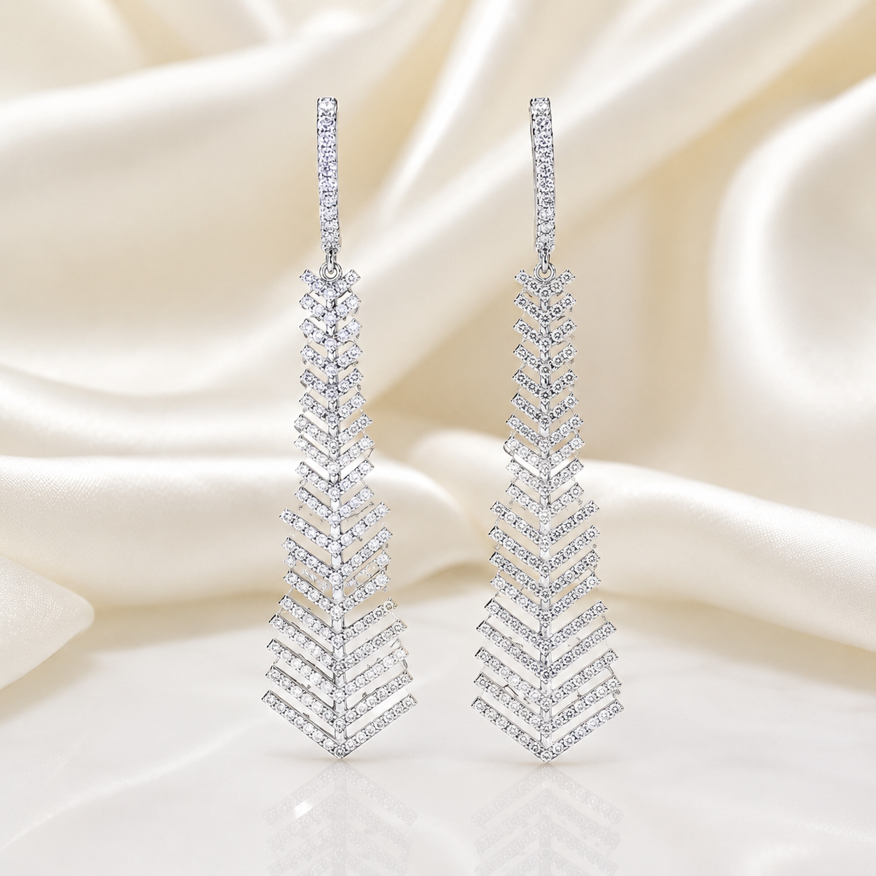 Silver Sparkle Drops