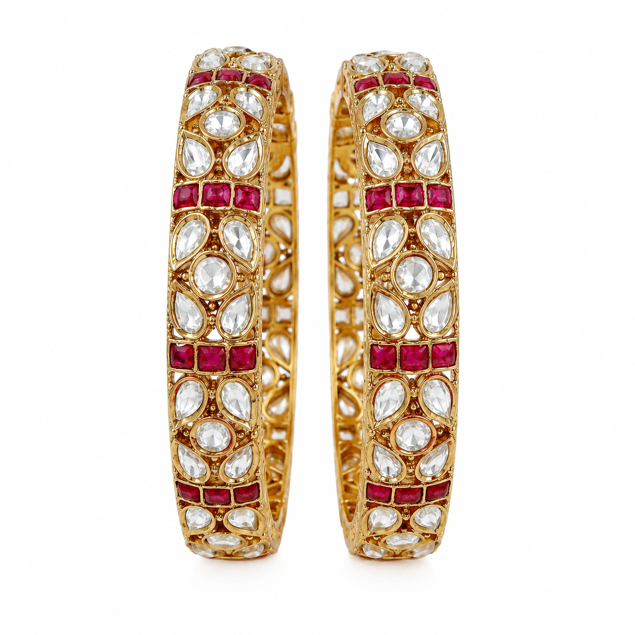 Imperial Ruby Heritage Bangles (49732)