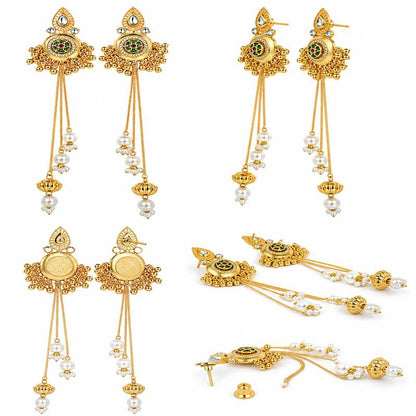Noor Meenakari Pearl Earrings (53465)