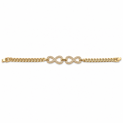 Infinity Link Crystal Bracelet (56671)