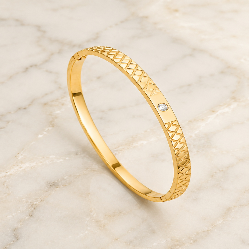 Gold Lattice Bracelet (57444)