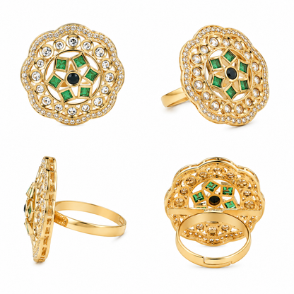 Green Radiance Cocktail Ring (56129)