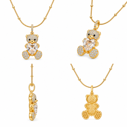 Crystal Teddy Luxe Pendant (52375)
