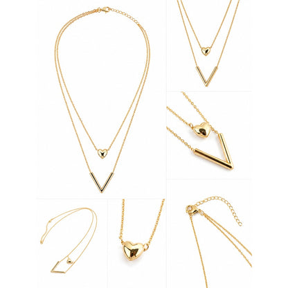 The Amore Layered Pendant: (52003)