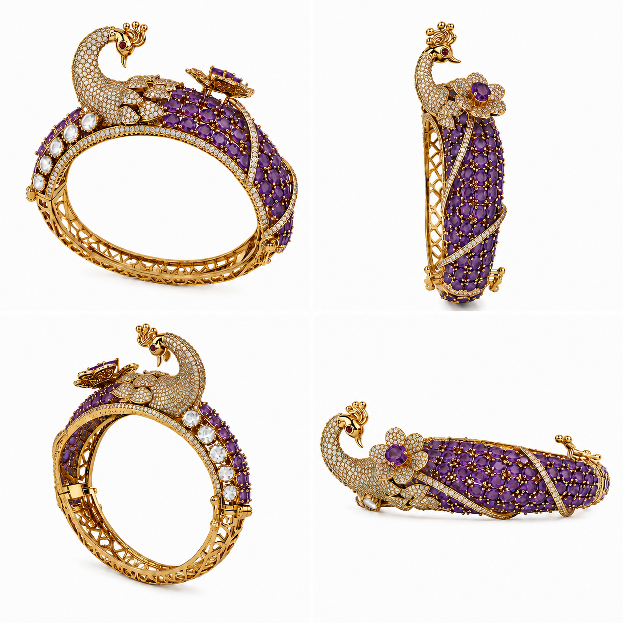 Mayurika Imperial Peacock Kada (56206)