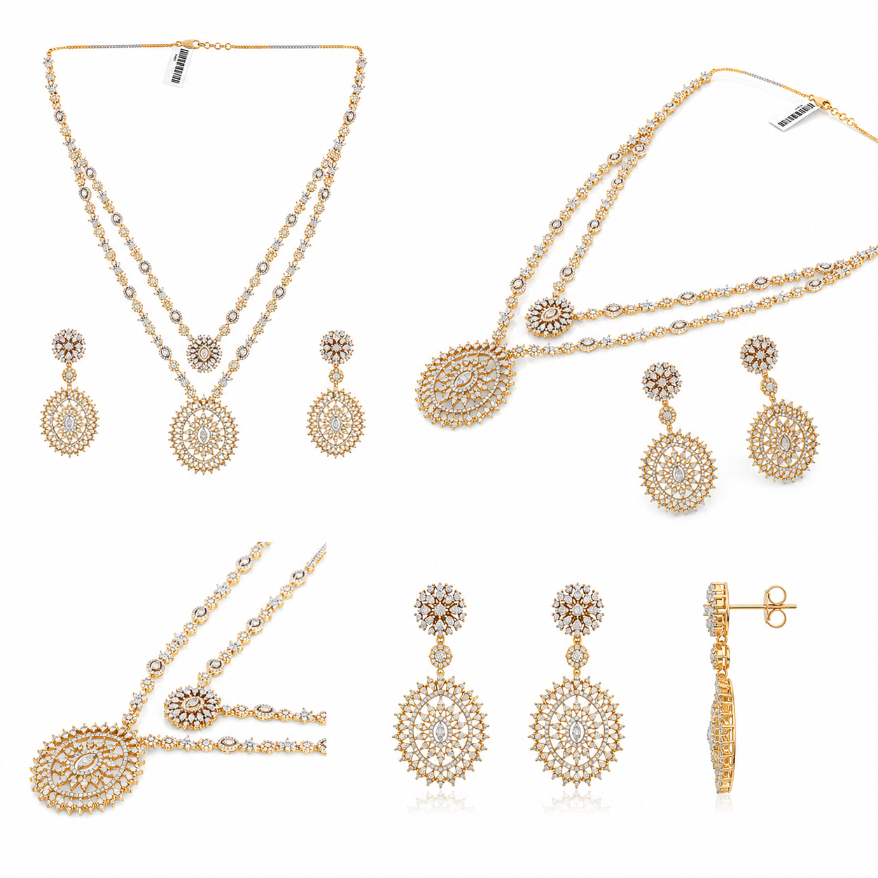 Sunray Royale Necklace Set (54631)