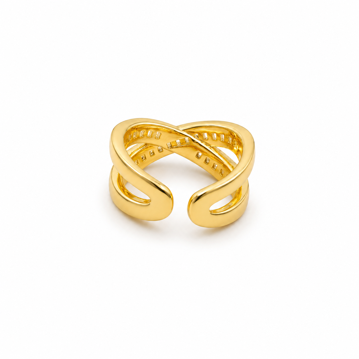 Golden Infinity Crossover Ring