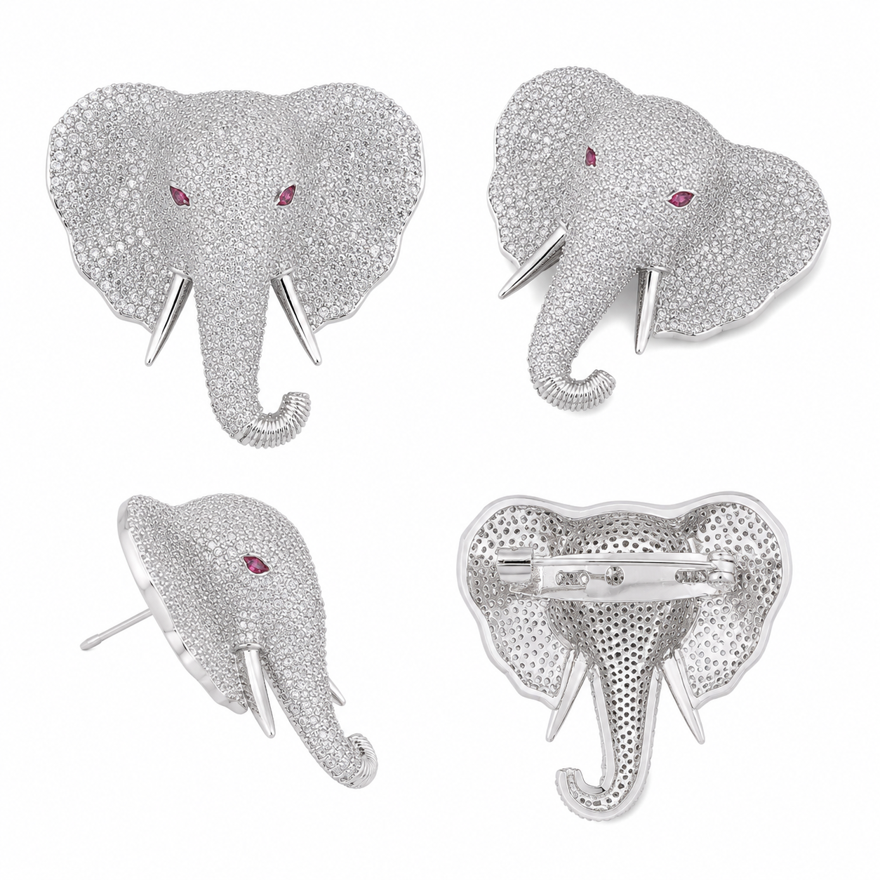 Majestic Gajraaj Brooch (54609)